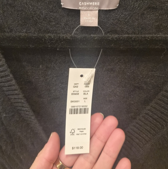 NWT Jcrew Cable Knit Cashmere Vest - Picture 4 of 6